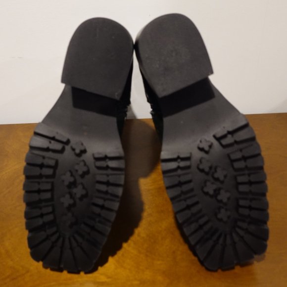 NWOT Free People Jeffrey Campbell Sabine Chelsea Boots Dark Green Patent US 10 - Picture 10 of 10